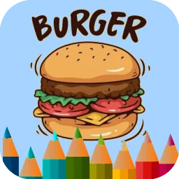 Значок Hamburger coloring game